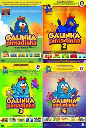Galinha Pintadinha 1, 2, 3 e 4 - Todos os Filmes Filmes Torrent Download capa