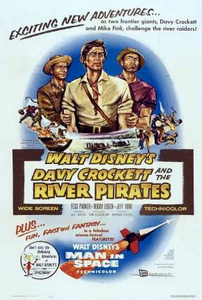 Davy Crockett e os Piratas do Rio / Davy Crockett and the River Pirates Filmes Torrent Download capa